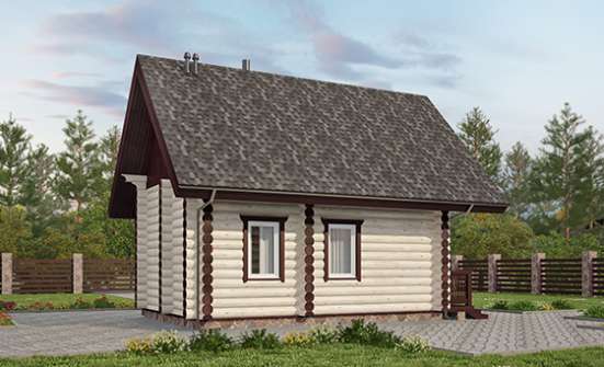 035-001-Л Проект бани из дерева Карачаевск | Проекты домов от House Expert