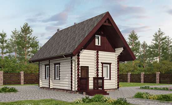 035-001-Л Проект бани из дерева Карачаевск | Проекты одноэтажных домов от House Expert