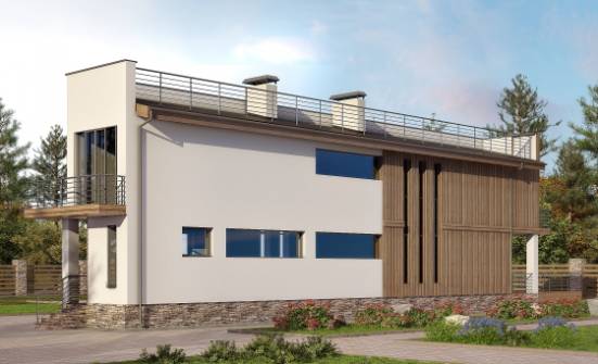 100-003-Л Проект двухэтажного дома, бюджетный коттедж из газосиликатных блоков Карачаевск | Проекты домов от House Expert