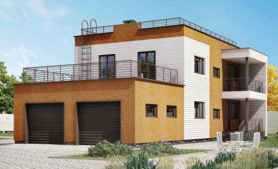 180-012-П Проект двухэтажного дома, гараж, красивый дом из кирпича Карачаевск | Проекты домов от House Expert