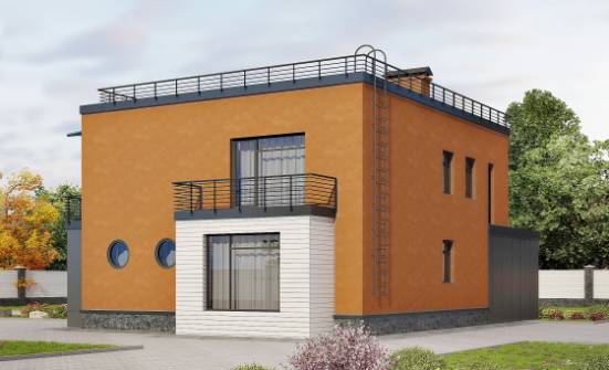260-002-Л Проект двухэтажного дома, гараж, огромный коттедж из газобетона Карачаевск | Проекты домов от House Expert