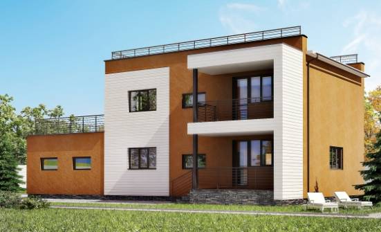 180-012-П Проект двухэтажного дома, гараж, красивый дом из кирпича Карачаевск | Проекты домов от House Expert
