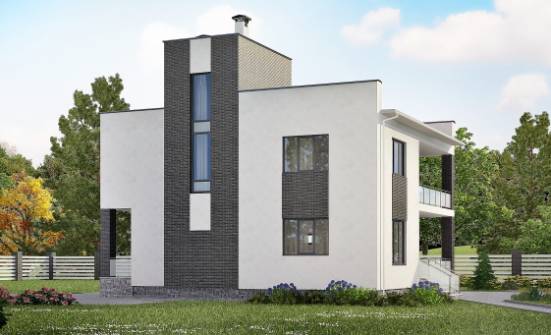 225-001-П Проект двухэтажного дома, просторный дом из бризолита Черкесск | Проекты домов от House Expert