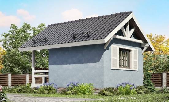 020-001-Л Проект одноэтажного дома, махонький загородный дом из дерева Черкесск | Проекты домов от House Expert