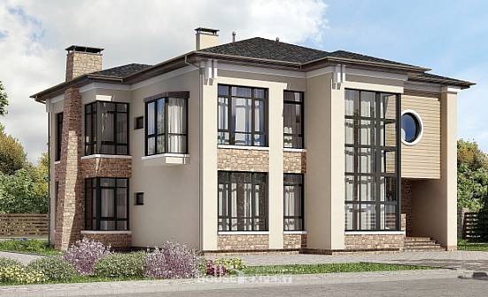 300-005-Л Проект двухэтажного дома, просторный домик из кирпича Карачаевск | Проекты домов от House Expert