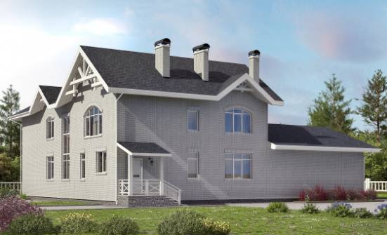 340-004-П Проект двухэтажного дома, уютный загородный дом из газобетона Черкесск | Проекты домов от House Expert