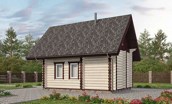 035-001-Л Проект бани из дерева Карачаевск | Проекты одноэтажных домов от House Expert