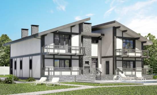 280-002-П Проект двухэтажного дома мансардой, доступный дом из кирпича Черкесск | Проекты домов от House Expert