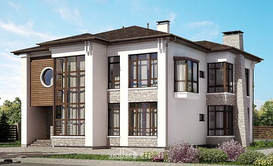 300-005-П Проект двухэтажного дома, классический дом из кирпича Черкесск | Проекты домов от House Expert
