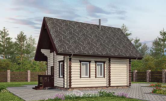 035-001-Л Проект бани из дерева Карачаевск | Проекты домов от House Expert