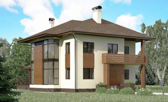 300-001-П Проект двухэтажного дома, современный дом из кирпича Черкесск | Проекты домов от House Expert