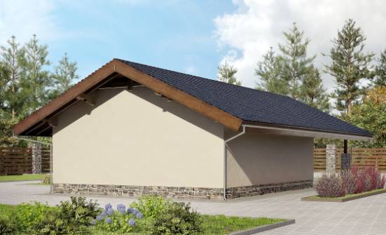 060-005-П Проект гаража из кирпича Черкесск | Проекты домов от House Expert