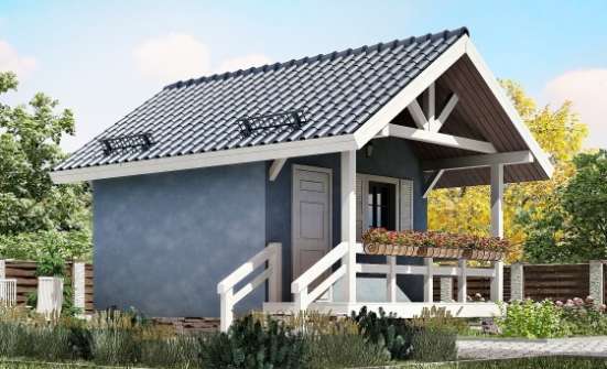 020-001-Л Проект одноэтажного дома, махонький загородный дом из дерева Черкесск | Проекты домов от House Expert