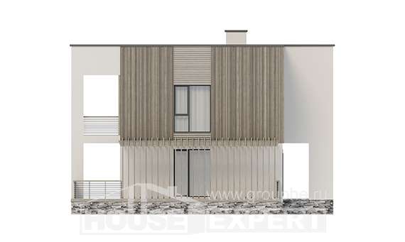 150-017-П Проект двухэтажного дома, современный дом из газосиликатных блоков, Черкесск