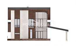 230-001-П Проект двухэтажного дома мансардой, просторный дом из кирпича, Черкесск