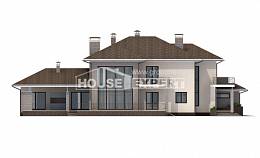 500-001-П Проект трехэтажного дома и гаражом, огромный загородный дом из кирпича Черкесск, House Expert