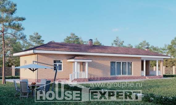 110-006-П Проект бани из газобетона Карачаевск, House Expert
