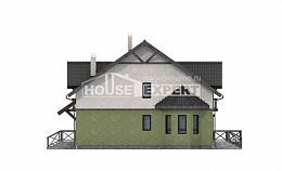 120-003-П Проект двухэтажного дома с мансардным этажом, простой дом из теплоблока Черкесск, House Expert