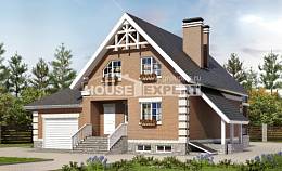 200-009-Л Проект трехэтажного дома с мансардой и гаражом, уютный домик из пеноблока, Черкесск