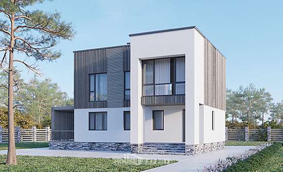 150-017-П Проект двухэтажного дома, классический коттедж из газосиликатных блоков Черкесск | Проекты домов от House Expert