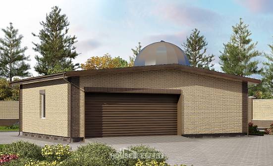 075-001-Л Проект гаража из кирпича Черкесск | Проекты домов от House Expert
